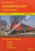 European Report: European Loco Pocket Book - Denmark, Finland, Norway, Sweden, West Germany [1990] by WEBSTER, Neil HODGSON, Phil; & WORMOLD, Philip